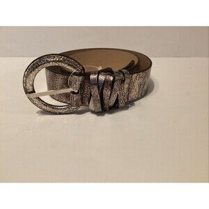 cold water creek metallic snake belt sz M 10-12